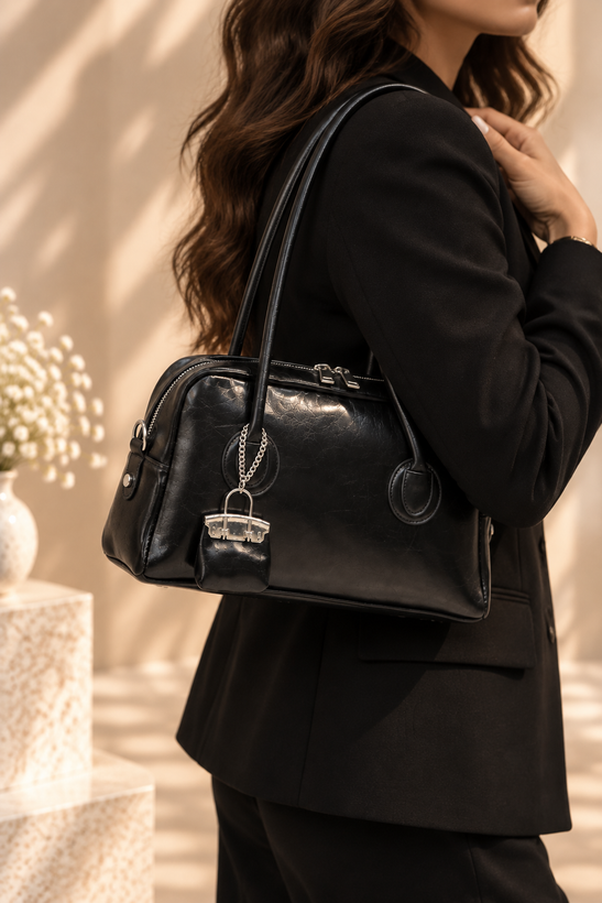 کیف دوشی چرمی زنانه