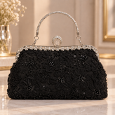 کیف مجلسی دهنه انگشتری دهنه نقره ای مدل گیپور